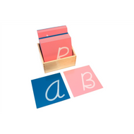 Uppercase Sandpaper Letters: Cursive
