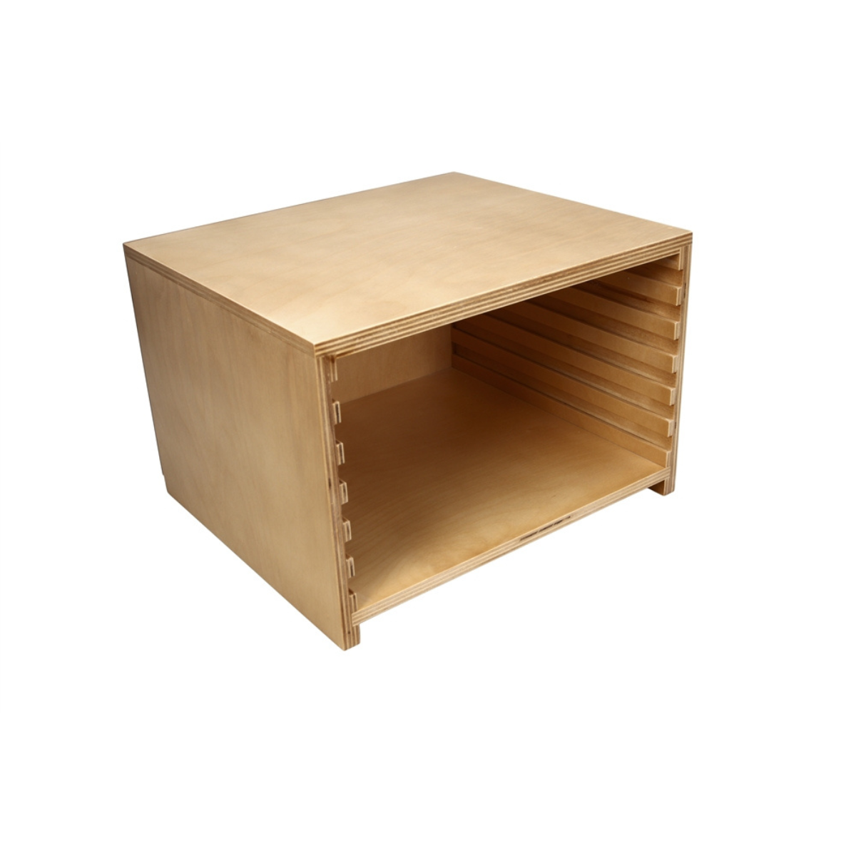Square Cabinet for Six Science or Geography Puzzles
