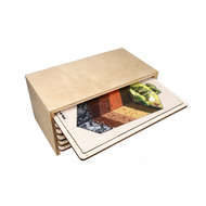 Rectangular Cabinet for Six Science or Geography Puzzles