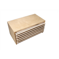 Rectangular Cabinet for Six Science or Geography Puzzles