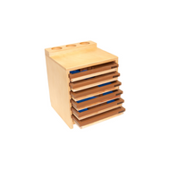 Cabinet for Wooden Land and Water Form Trays Set 1 (Premium Quality)
