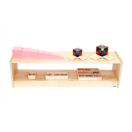 Two Tier Shelf 13" High - Rubberwood