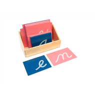 Lowercase Sandpaper Letters: Cursive