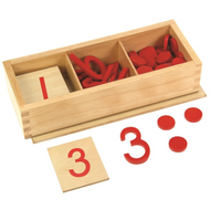 Cut-out Numerals with Counters