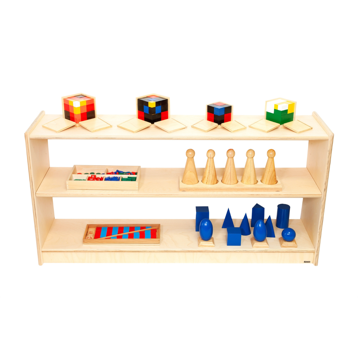 Two Tier Adjustable Shelf 24" High, 12"Depth - Plywood