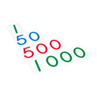 Large Plastic Number Cards (1-1000) w/ Box (Premium Quality)