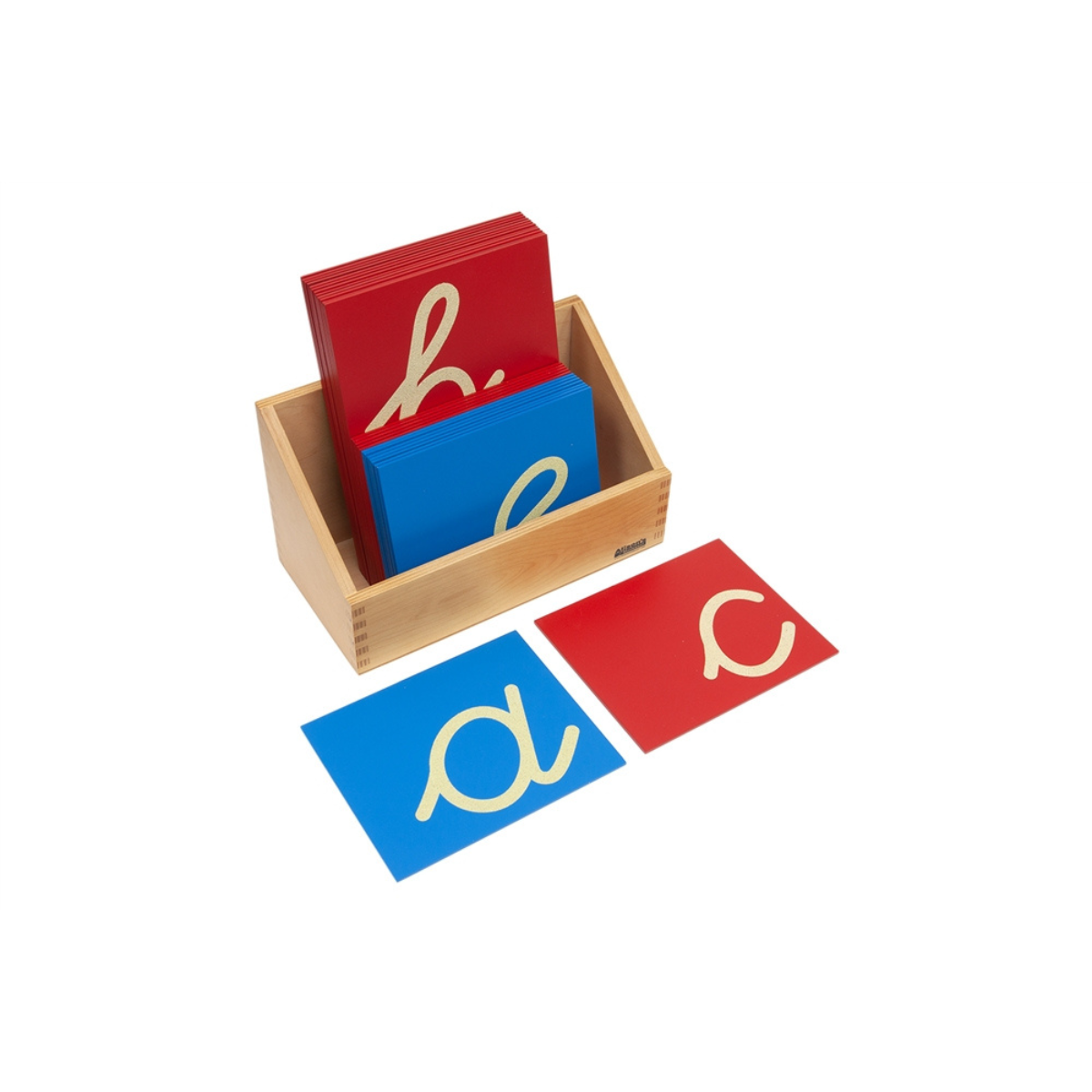 Lowercase Sandpaper Letters: Turkish (Premium Quality)