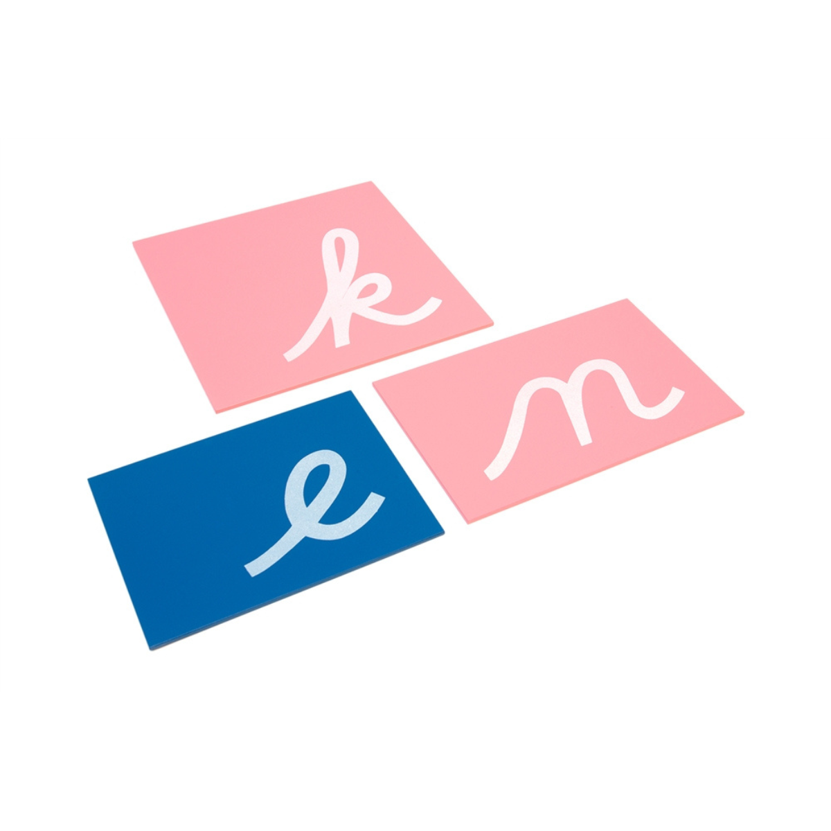 Lowercase Sandpaper Letters: Cursive