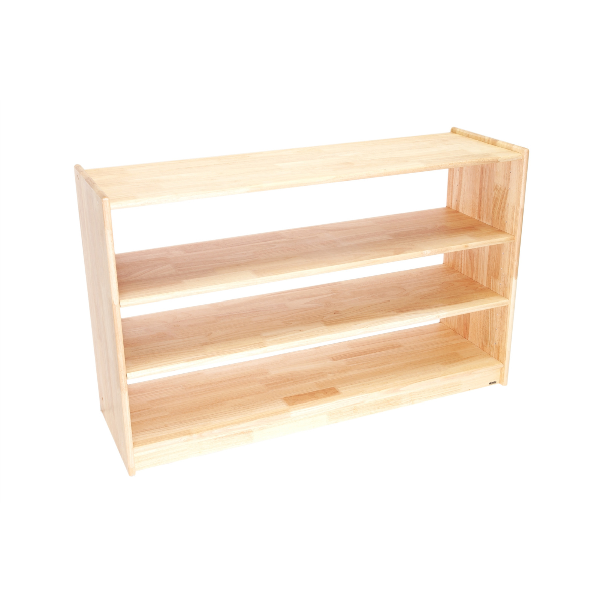Three Tier Adjustable Shelf 30" High - Rubberwood