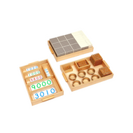 Golden Bead Material (8 mm Acrylic Individual Bead - Plastic Cards) (Premium Quality)