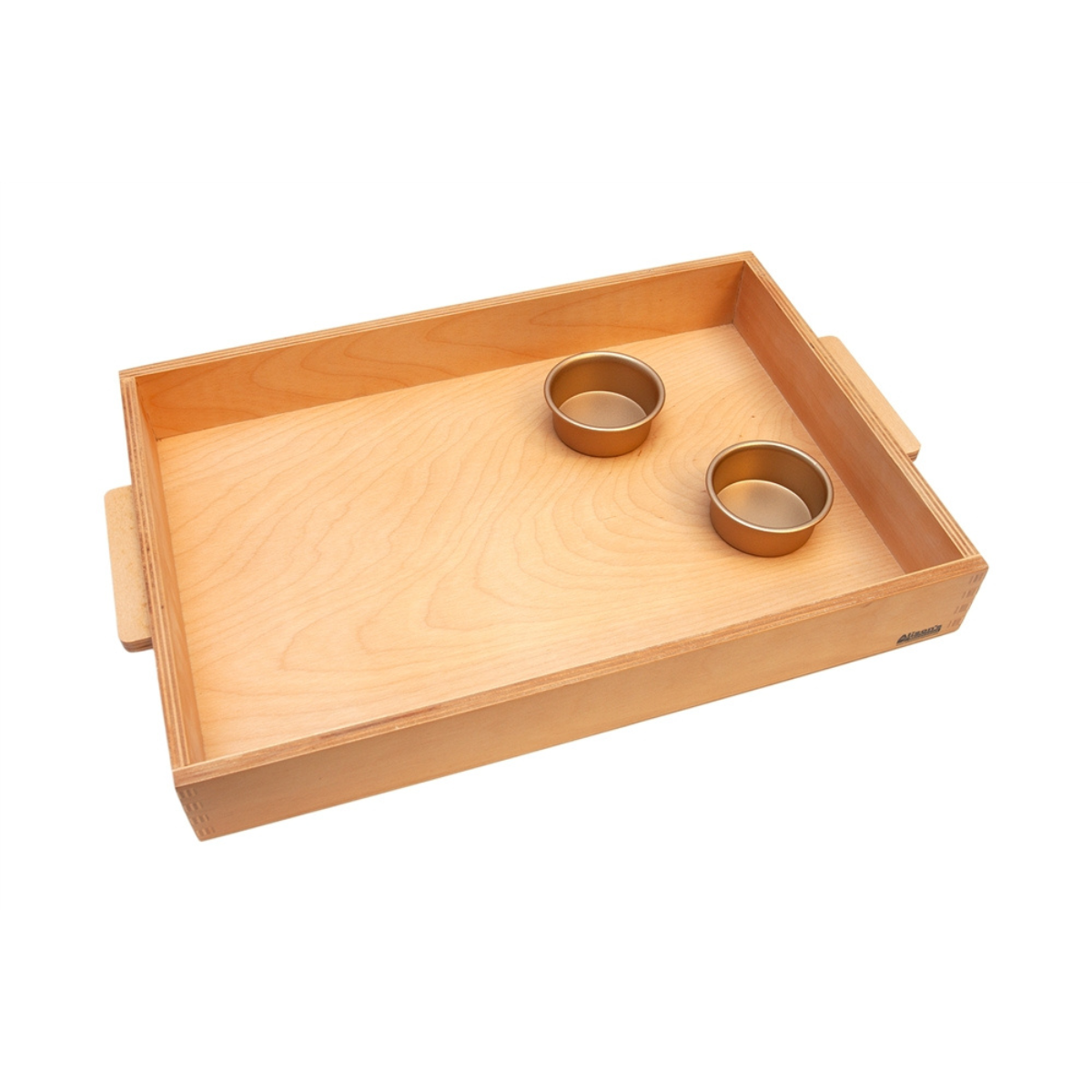 Wooden Tray with 2 Unit Bead Cups (Premium Quality)