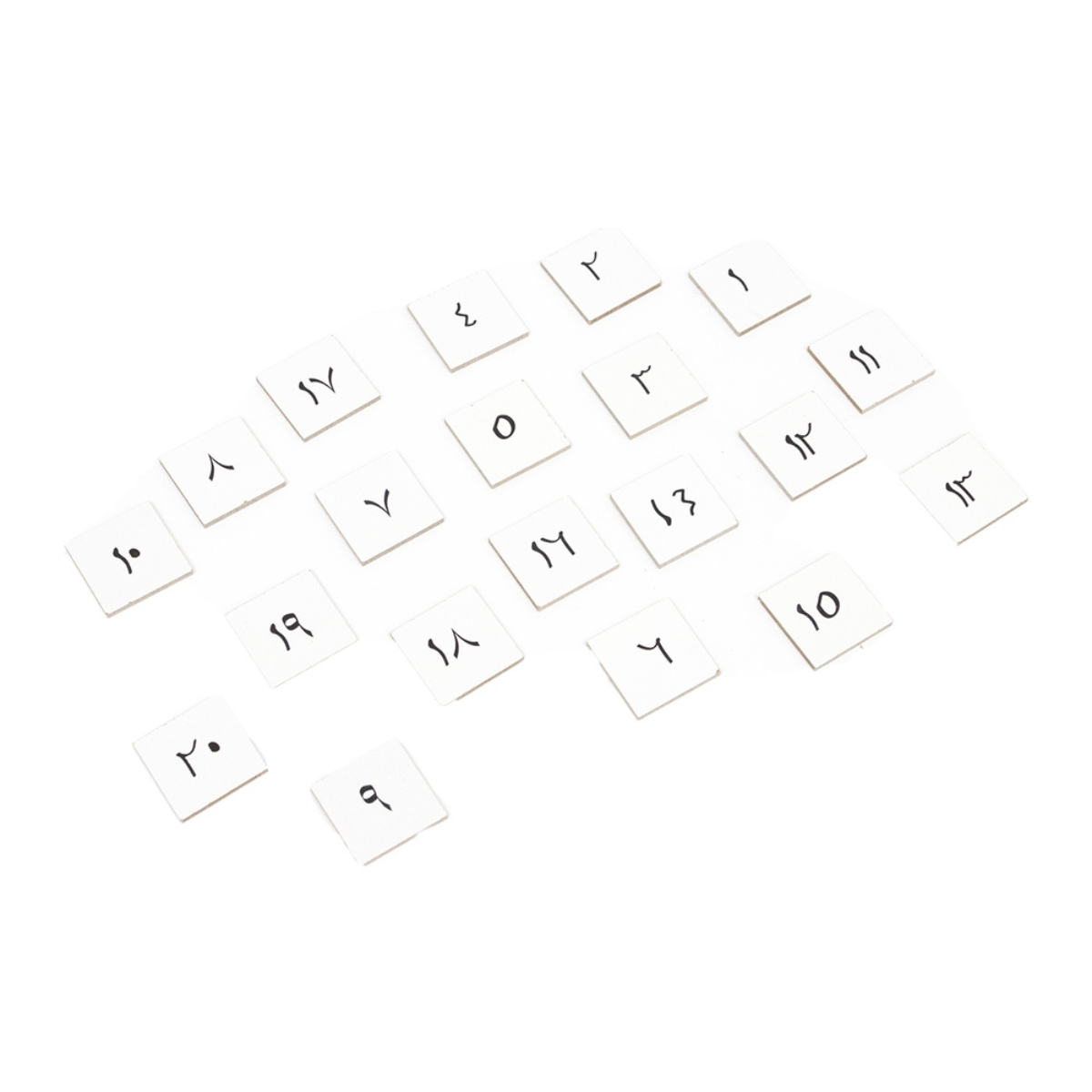 Arabic Hundred Board Tiles with Control Chart