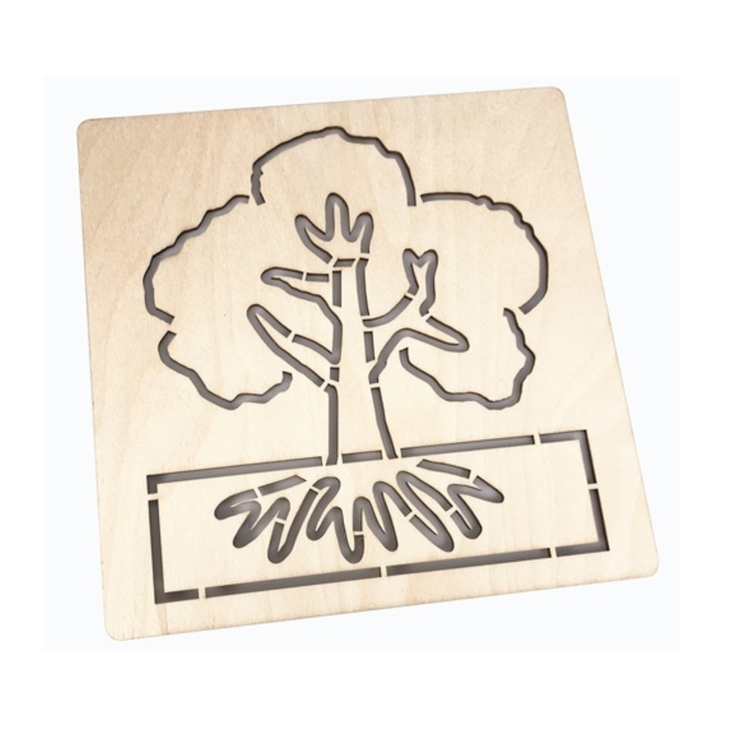 Parts of a Tree Puzzle Template