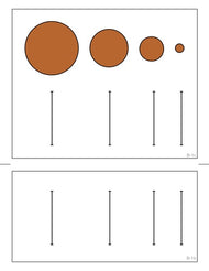 Charts for Toddler Knobbed Cylinders (Printed and Laminated)