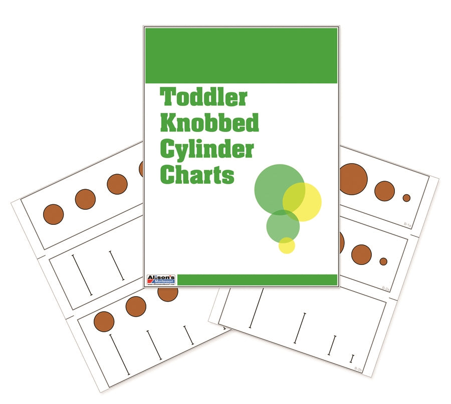 Charts for Toddler Knobbed Cylinders (Printed and Laminated)