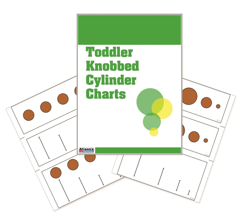 Charts for Toddler Knobbed Cylinders (Printed and Laminated)
