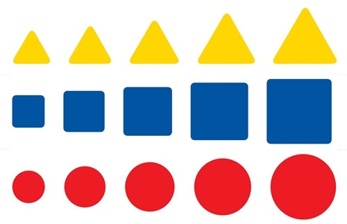 Size Comparison Puzzle Extension Chart (Printed and Lamianted)